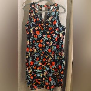 Old Navy Tropical Floral Sun Dress Size L